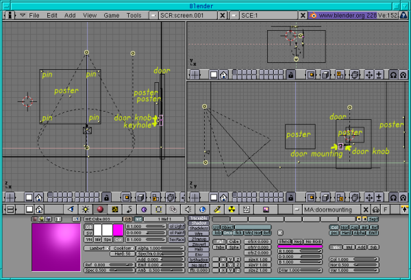 [T&uuml;r und Poster]